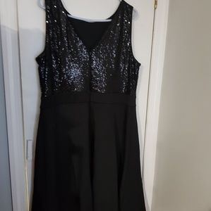 Lane Bryant Dresses - Black sequence dress Lane Bryant Dresses - Black sequence dress